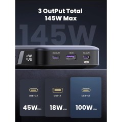 Ugreen Power Bank 25000 Mah Grey