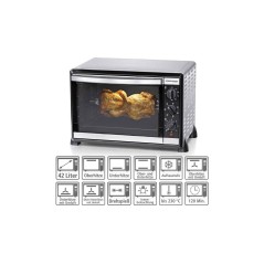 Rommsbacher BG 1805E Elektrisk Ovn i Rustfrit Stål - Effektiv Madlavning med Elegant Design!