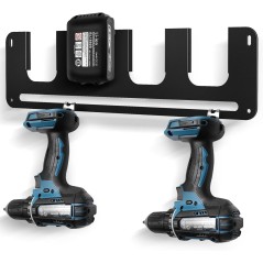 4-vejs vægbeslag til Makita 14,4V & 18V batterier – kompatibelt tilbehør