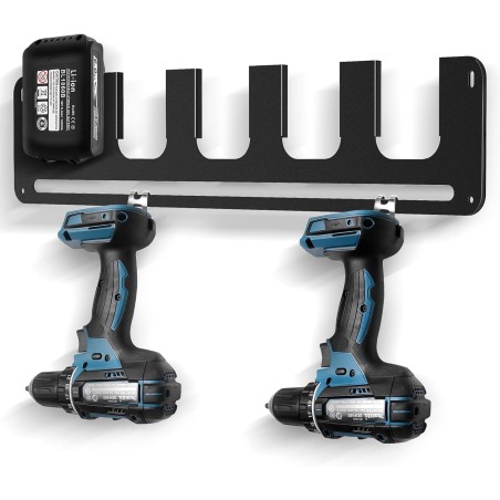 5 stk. vægbeslag til Makita 14,4V & 18V batterier – kompatibelt tilbehør