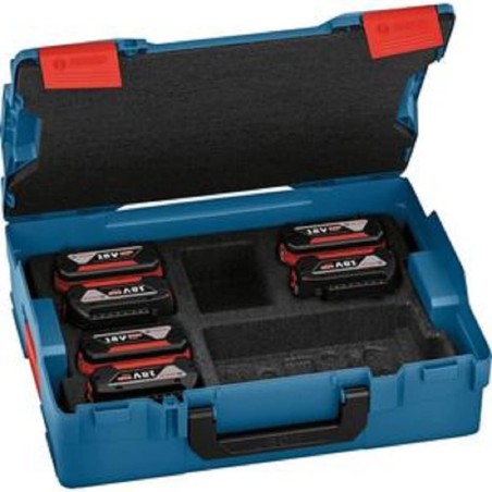 Bosch Professional 18V System Battery Set – 6× GBA 18V 4.0Ah in L-BOXX