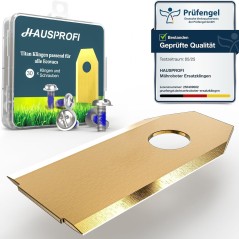 HAUSPROFI 15× titaniumklinger til ECOVACS GOAT G1 Ultra / G1 Pro / G2000 robotplæneklipper – inkl. skruer – kompatibelt tilbehør