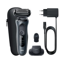 Braun Series 6 61-N1200s Barbermaskine Sort - Den Perfekte Kombination af Præcision og Komfort!