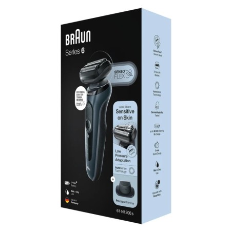 Braun Series 6 61-N1200s Barbermaskine Sort