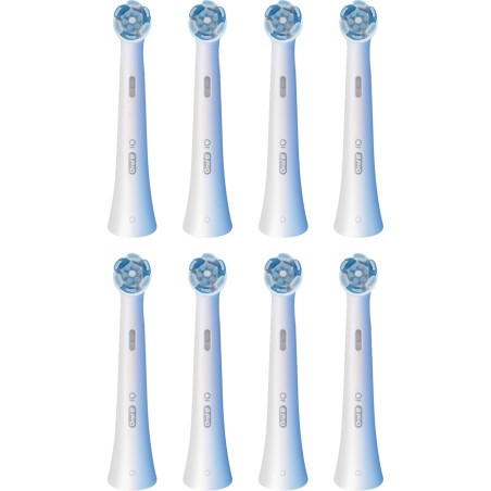 Oral-B iO Ultimate Clean Børstehoveder Hvid - 8 stk. | Optimal Rengøring & Frisk Ånde