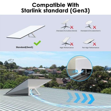 Starlink Erstatningskabel 15 m – kompatibelt tilbehør