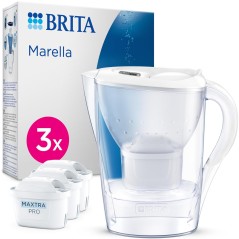 BRITA Marella Vandfilterkande 2,4 L hvid inkl. 3 MAXTRA PRO-patroner