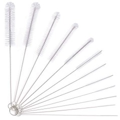 Vicloon 12-piece Cleaning Brush Set for Coffee Machine and Milk Tube