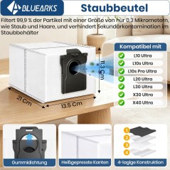 Dreame X40 Ultra / L40 Ultra / L10s Ultra Gen 3 Reservedelssæt 25-delt – kompatibelt tilbehør