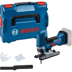 Bosch Professional GST 18V-125 S Trådløs Stiksav inkl. Savklinge, Støvsugesæt og L-BOXX