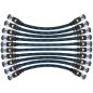 CABNEER 10-pak CAT8 Ethernet Patchkabel 2 m – 40 Gbps 2000 MHz RJ45 CABNEER 10-pak CAT8 Ethernet Patchkabel 2 m – 40 Gbps 2000 MHz RJ45