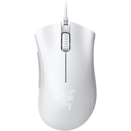 Razer DeathAdder Essential (2021) Gaming-mus med Ledning 6400 DPI – Hvid