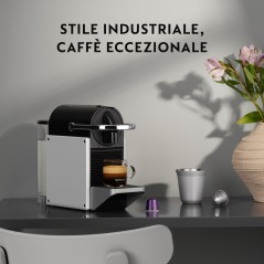 De'Longhi Nespresso Pixie EN127.BL Kaffemaskine Sølv