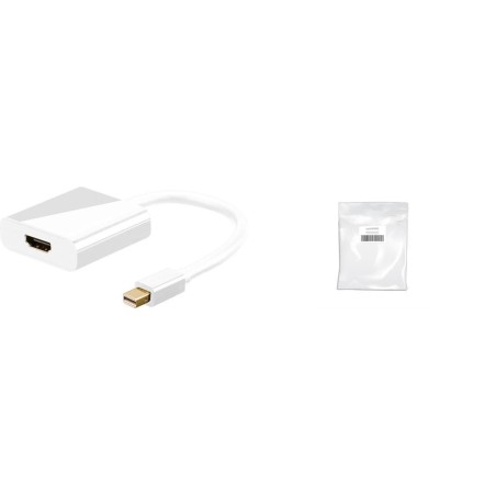 Goobay Videoadapter 10cm Hvid - Kvalitetsforbindelse til Dine Enheder!