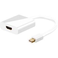 goobay Videoadapter 10cm Hvid