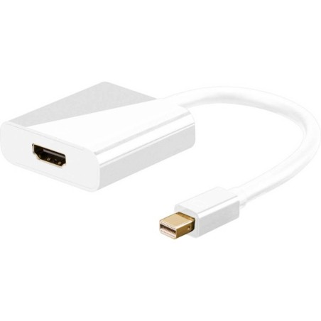 goobay Videoadapter 10cm Hvid