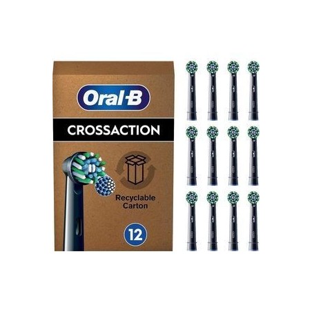 Oral-B Pro Cross Action Sort 12 stk. - Effektiv rengøring til sunde tænder!