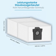 Dreame Dust Bags 10-Pack – Compatible Accessory for X40/X50/X60 Ultra, L40/L60, P50 Ultra