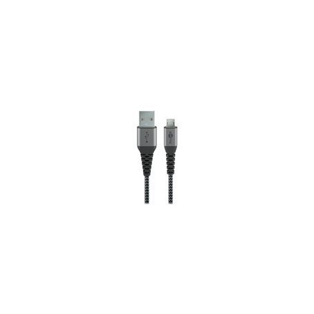 goobay USB-kabel 1m Sort Sølv