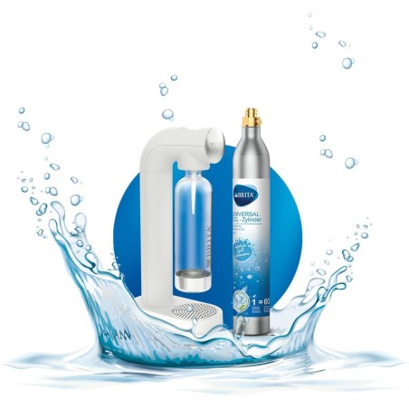 "Brita SodaONE Hvid - Frisk Sprudlende Vand med Stil | Varenummer: 4006387113179"