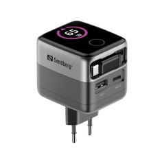 Sandberg Charger PD65W Display + Cable — 65W oplader