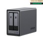 Ugreen NASync DXP2800 NAS System 2-Bay Kompakt Intel N100 8 GB DDR5 0 TB UGOS Pro Sort