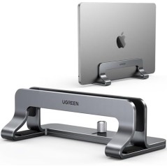 UGREEN Vertical Laptop Stand Aluminium Adjustable – Grey