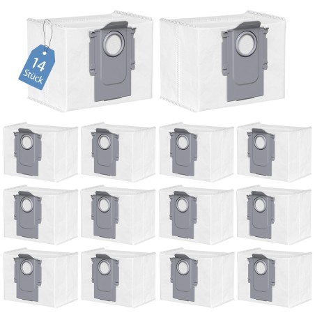 Roborock Støvsugerposer 3L – 14 stk. til S7 MaxV / S8 / Q7 / Q8 / Q10-serien