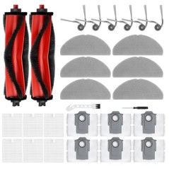 Roborock 28pcs Spare Parts Kit for Q7 / L5+ / Q7 M5 – Brushes, HEPA Filters & Dust Bags