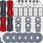 Roborock 30-delt Tilbehørssæt til Saros 10R / Saros 20 / Qrevo Curv 2 Pro / Qrevo CurvX - Kompatibelt tilbehør