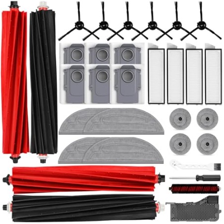 Roborock 32-piece Accessory Kit for S8 MaxV Ultra / S8 Max Ultra – Brushes, Dust Bags, Filters & Wipers