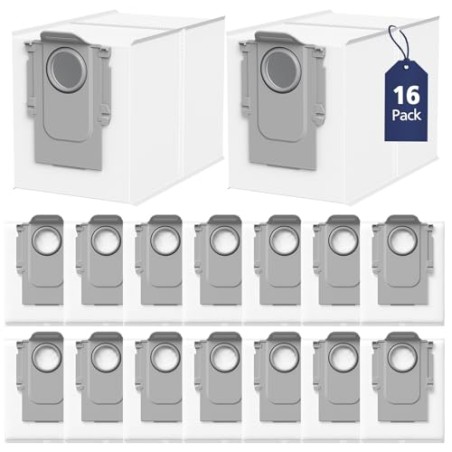 Roborock 16-pak Støvposer til QV35A/35S / Saros 10/10R / Qrevo Master/Curv/S5V/S/Pro/Slim/Edge/MaxV / S8 MaxV Ultra