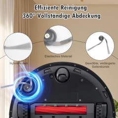 26-delt tilbehørssæt til Roborock QV 35A/QV 35S/QR598/QR798/Qrevo S Pro – børster, filtre, støvposer og viskerpuder