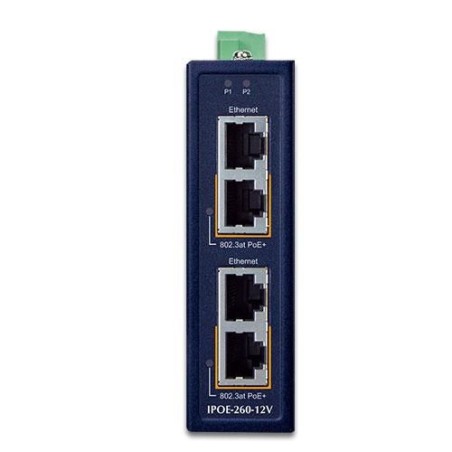 Planet Industrial 2-port 101001000T IPOE-260-12V – Pålidelig og Effektiv Netværksløsning