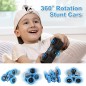 MidiVix RC Stuntbil 4WD – 2,4 GHz Dobbeltsidet 360° Drift Crawler med Forlygter og 90 min Spilletid