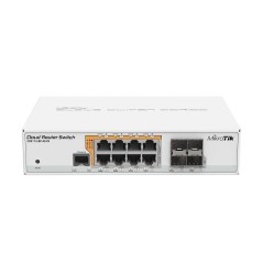 "CRS112-8P-4S-IN by MikroTik | High-Performance Cloud Router Switch with PoE"