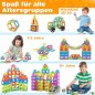 COOLJOYA Magnetiske Byggeklodser 136 Dele – STEM Montessori Legetøj til Børn 3-7 År COOLJOYA Magnetiske Byggeklodser 136 Dele – STEM Montessori Legetøj til Børn 3-7 År