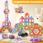 COOLJOYA Magnetiske Byggeklodser 136 Dele – STEM Montessori Legetøj til Børn 3-7 År COOLJOYA Magnetiske Byggeklodser 136 Dele – STEM Montessori Legetøj til Børn 3-7 År