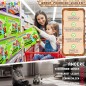 Pourbibi Magnetiske Byggeklodser Rejsesæt 108 Dele – Magnetisk Legetøj til Børn 3-10 År Pourbibi Magnetiske Byggeklodser Rejsesæt 108 Dele – Magnetisk Legetøj til Børn 3-10 År
