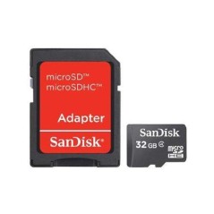 SanDisk microSD 32GB med SD-adapter