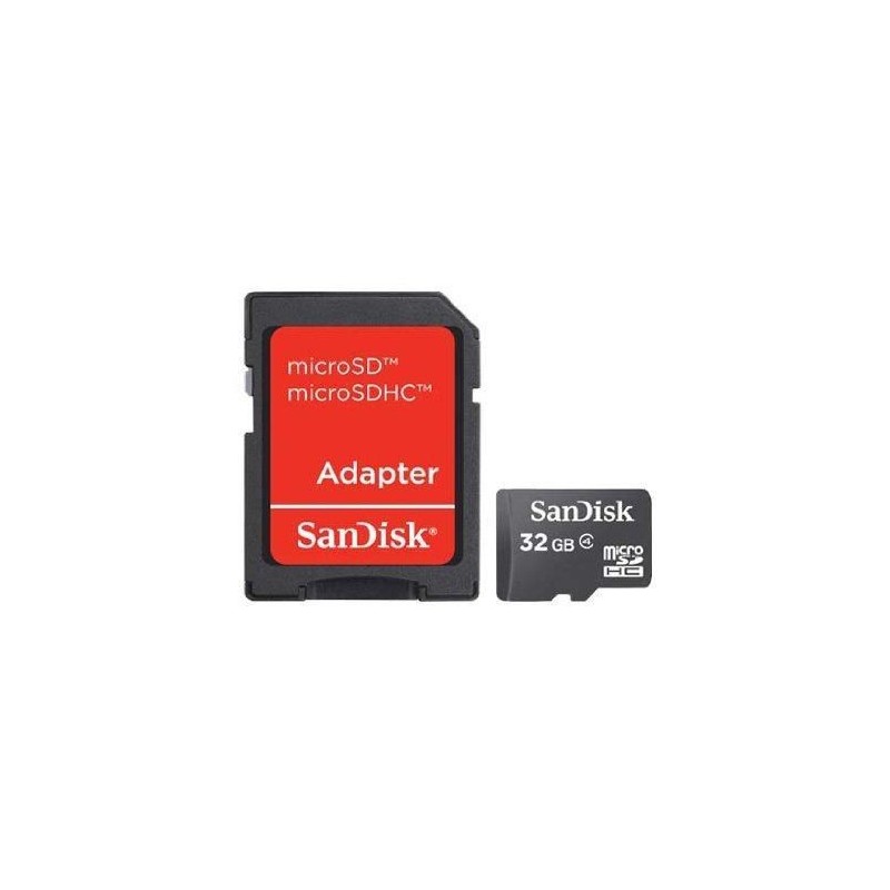Sandisk MICROSD, 32GB CARD+SD ADAPTER Sandisk MICROSD, 32GB CARD+SD ADAPTER