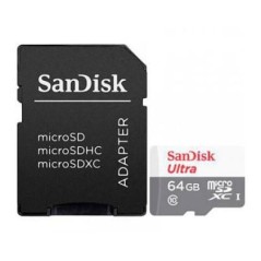 SanDisk 64GB Ultra microSDXC memory - SDSQUNR-064G-GN3MA