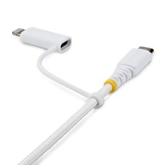 StarTech.com 2M (6Ft) 2-In-1 Rugged Usb-C