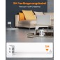 TESSAN 8-vejs Stikdåse med USB-C, 3m Forlængerkabel, 4 USB-porte, Overspændingsbeskyttelse 3600W – Kontor Grå TESSAN 8-vejs Stikdåse med USB-C, 3m Forlængerkabel, 4 USB-porte, Overspændingsbeskyttelse 3600W – Kontor Grå