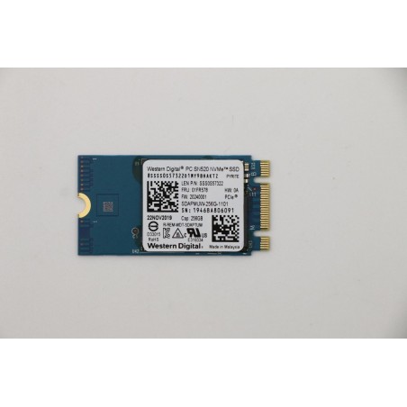 Lenovo SDK 1101 256G M2 PCIe 2242 SS - Høj ydeevne og pålidelig lagring | Varenr. 01FR578