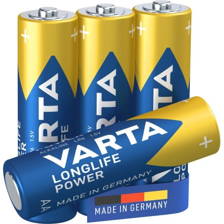 Køb Varta High Energy AA LR6 - Stærk Batteripakke (4 stk.) | 04906121414