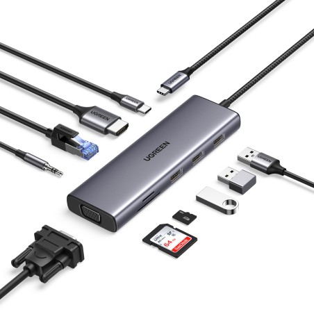Ugreen USB-C 9-in-1 Hub with 4K HDMI