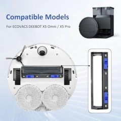 ECOVACS Rullebørstebeskyttelse – kompatibelt tilbehør til Deebot X5 Omni og X5 Pro