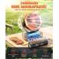 Kejector Campingventilator 24.000 mAh – Auto-drej, LED-lys & 6 Hastigheder
