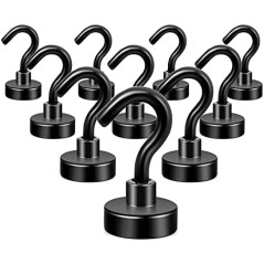Neosmuk Magnetic Hook 10 kg – Neodymium, Rust-Proof for Camping & Workshop